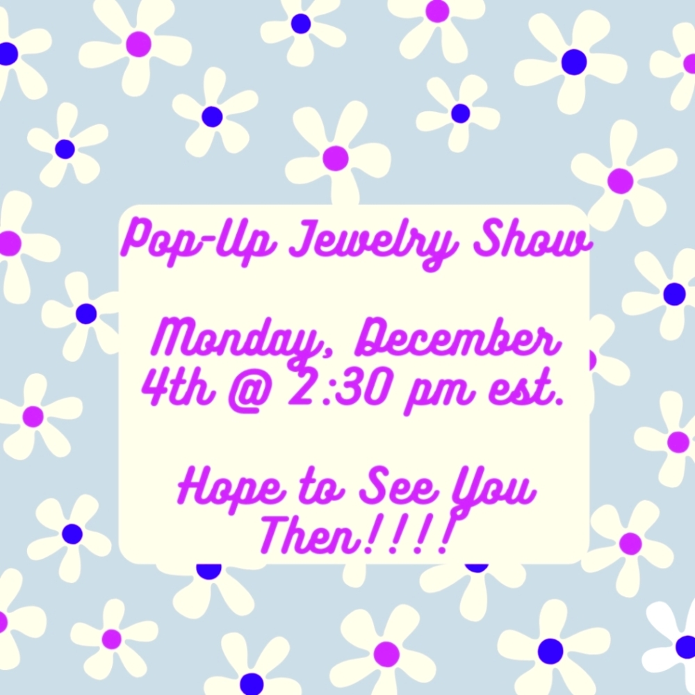 Pop-Up Jewelry Show
